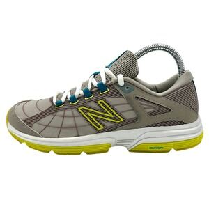 New Balance 813 Women's Training Shoes Size 8B Gray Yellow Blue Sneakers  WX813S